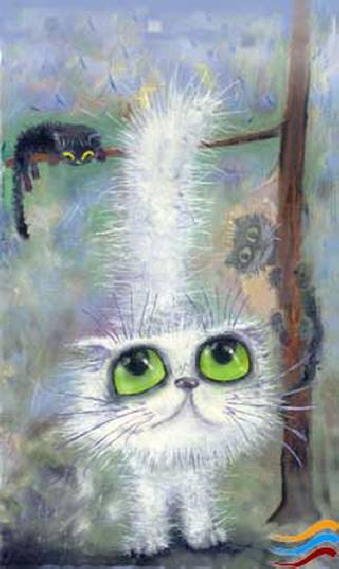 Painting of kittens. Boris Kasyanov