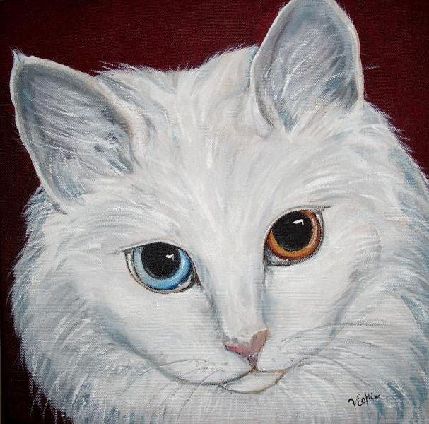 Painting Black Cat Portraits In Acrylic Painting Black Cat Portraits In Acrylic